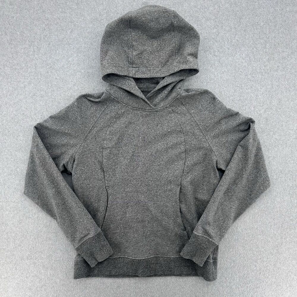 Lululemon Scuba Hoodie Women’s Size Medium Gray Joey Pouch Pullover
